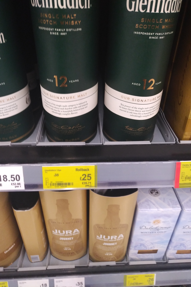 Illustration for article titled Any U.K. OPPOs, price reduced Scotch Whiskies.